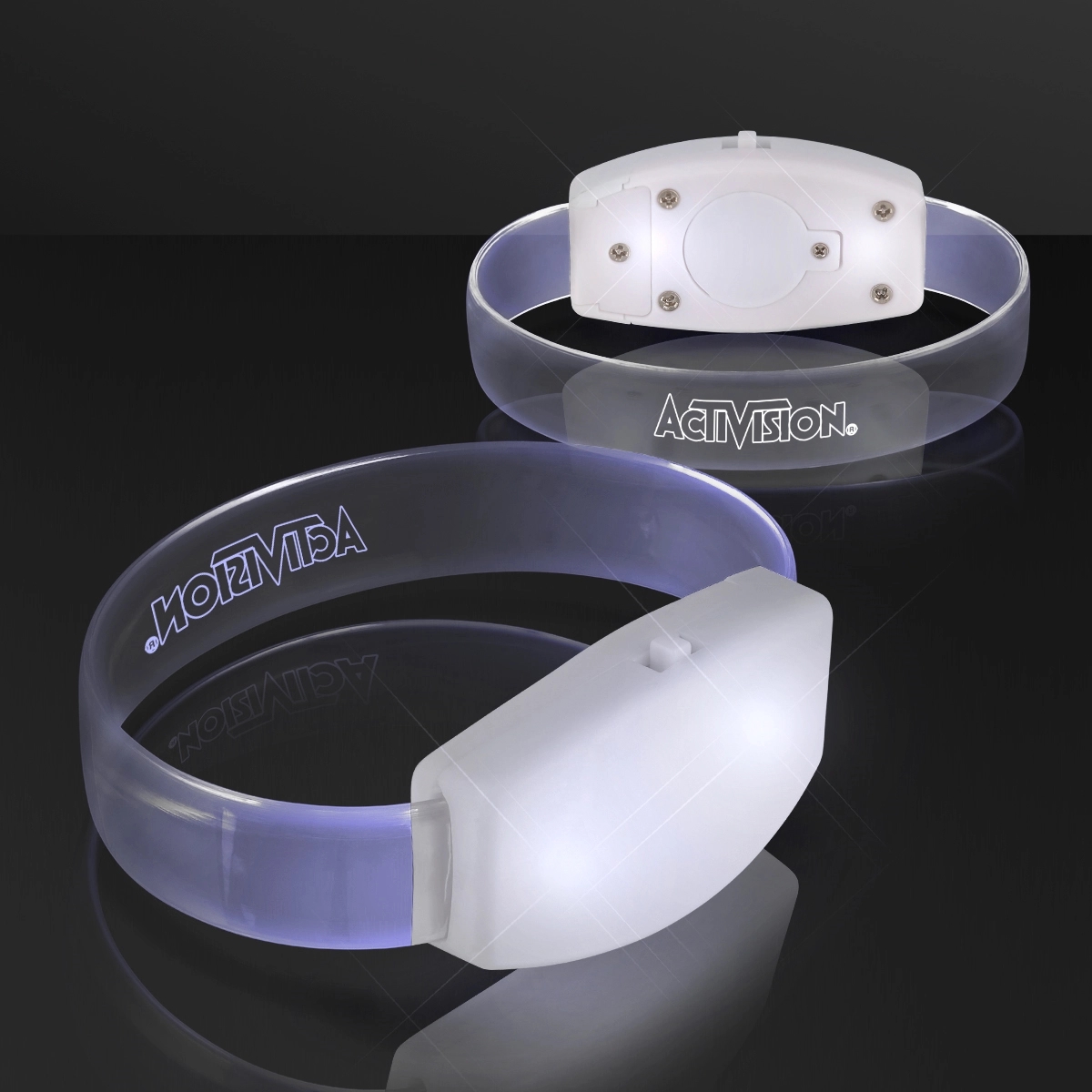 LASER ENGRAVED - Galaxy Glow LED Band Bracelets 15