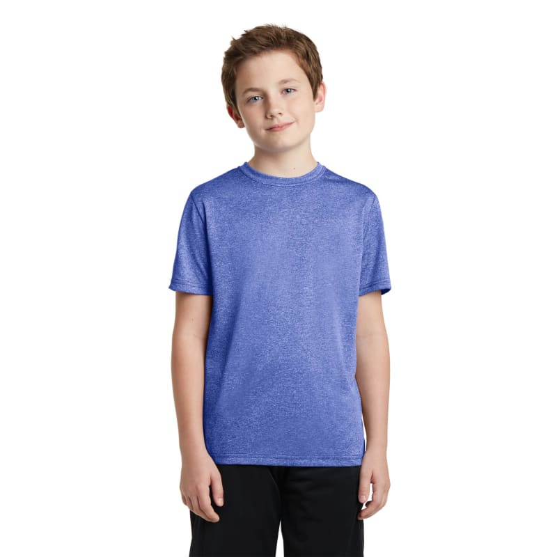 Sport-Tek Youth Heather Contender Tee. 46