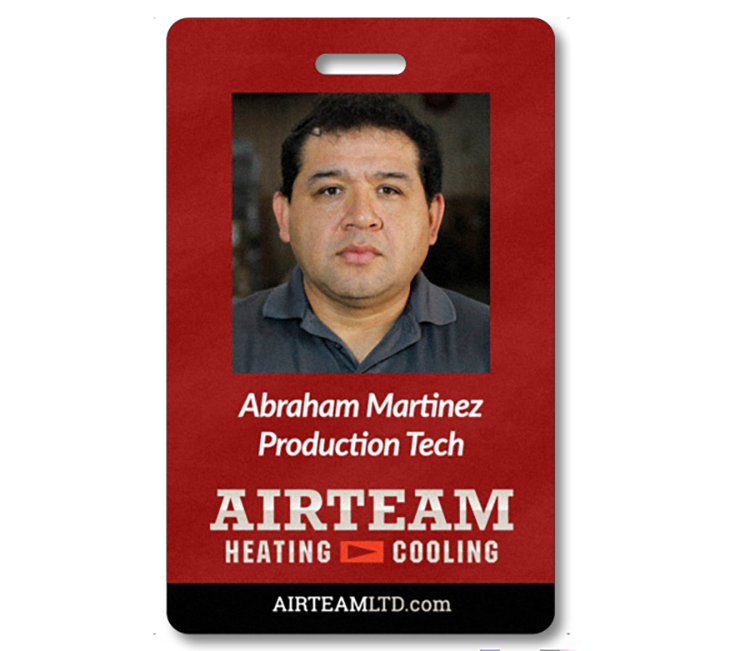 The Parthenon full color badge with a personalized photo 2 1/8"x3 3/8" 4