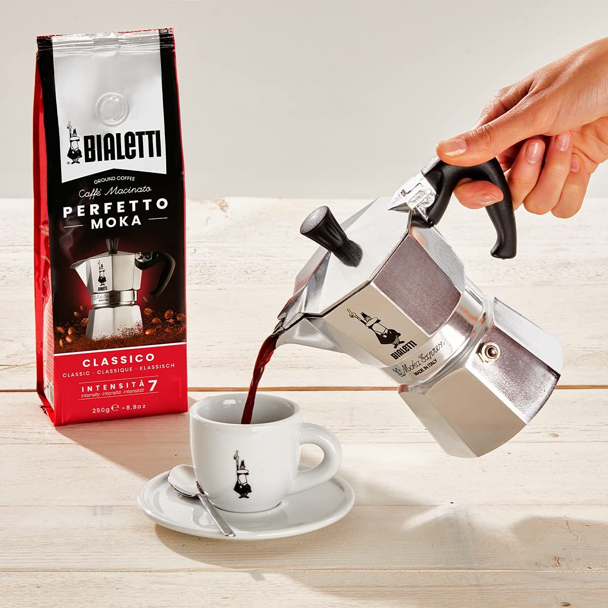 Classic Style 12 Espresso Cup Moka Pot Makes Delicious Coffee Easy to Operate Quick Cleanup Pot 6