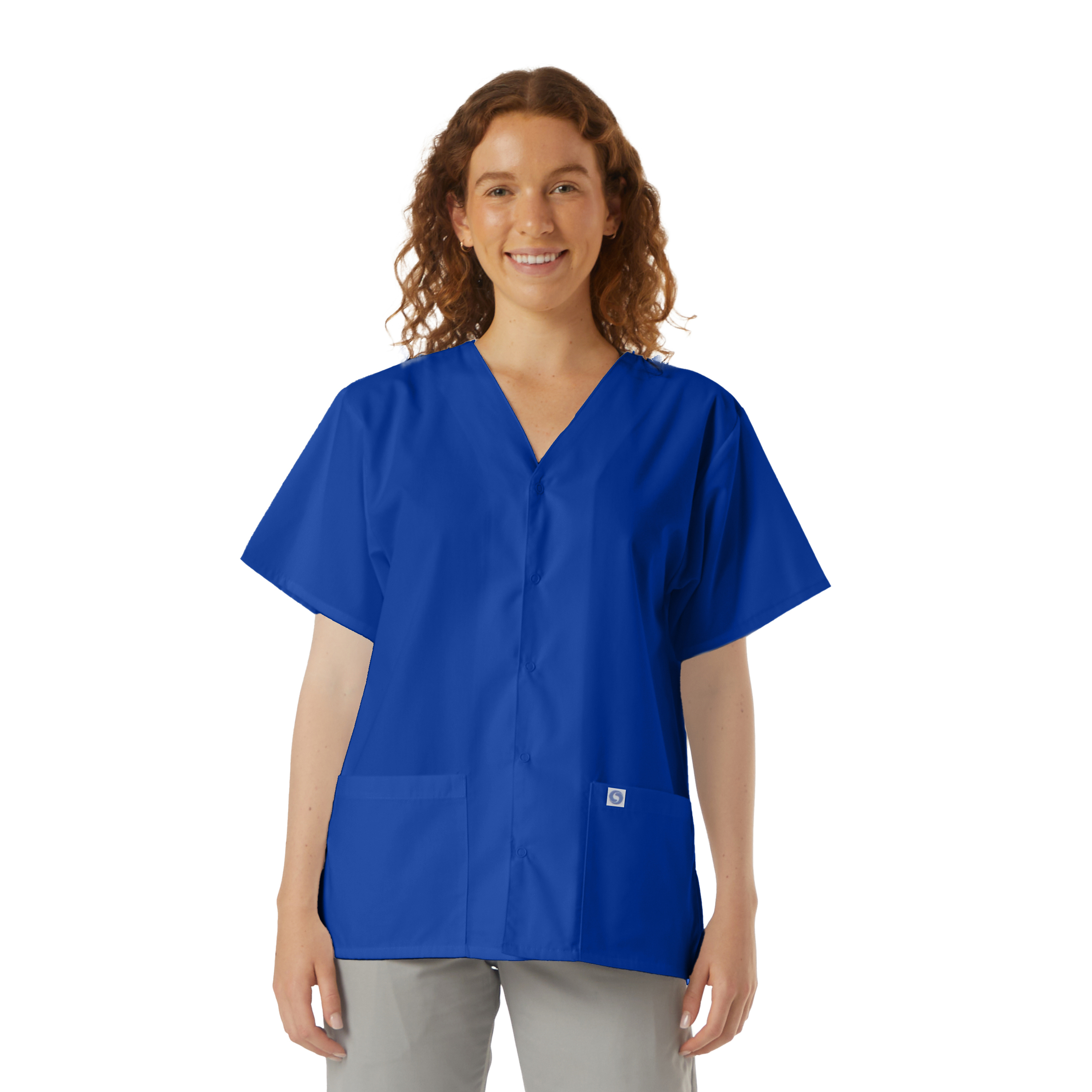 UltraSoft Snap-Front Scrub Tunic 8