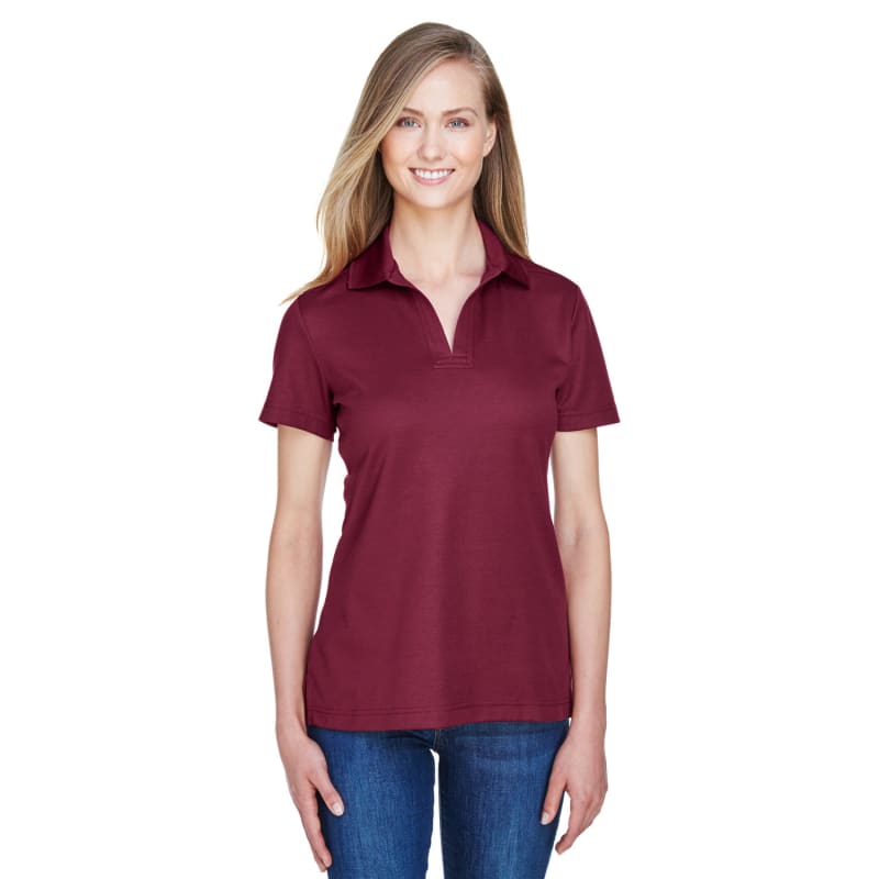 Devon & Jones CrownLux Performance™ Ladies' Plaited Polo 11