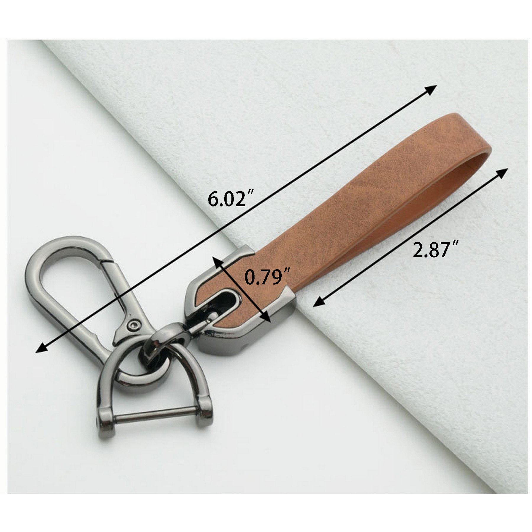 Leather Car Keychain 2