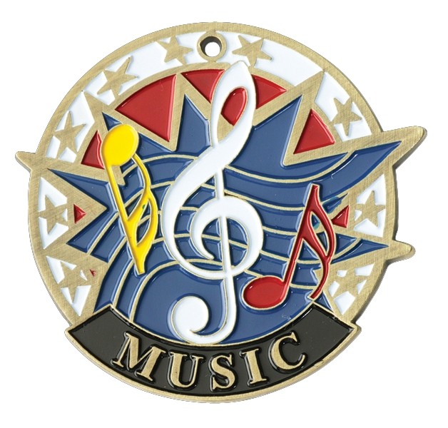 Music USA Sport Medal, 2" 2