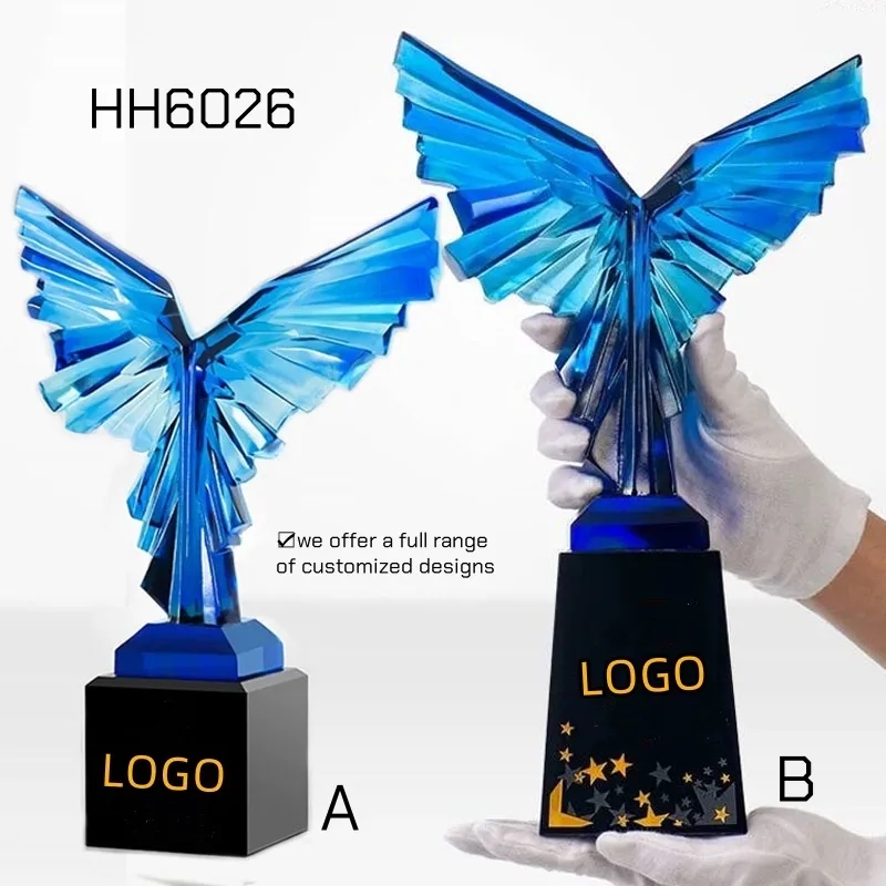 NEW Crystal Award Trophy Reward BULK Flying Wing Dream 1