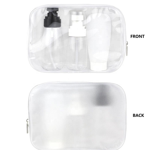 Clear PVC Zipper Cosmetic Bag 8