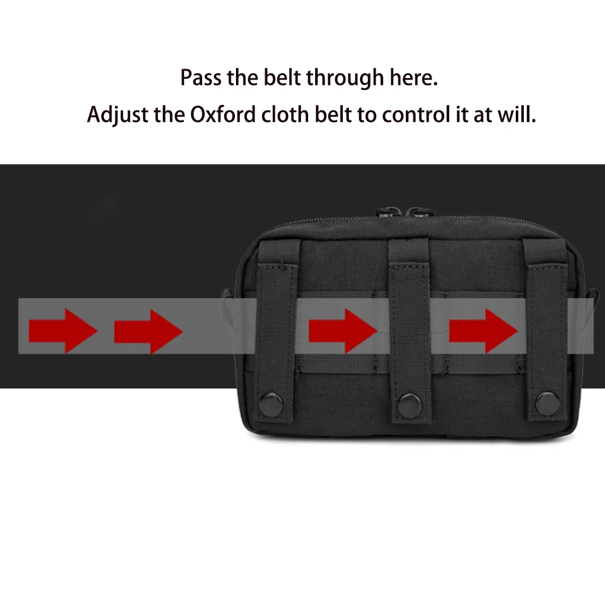 Tactical Waist Belt Bag Pouch Utility Tool Organizer 5