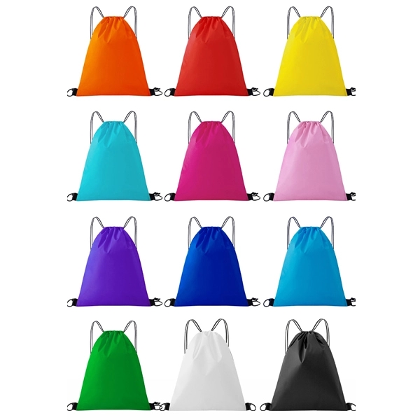 Promotional Nylon Drawstring Backpacks 4