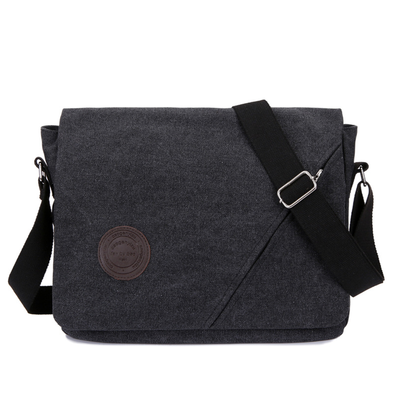 Canvas Messenger Crossbody Satchel Bag 14
