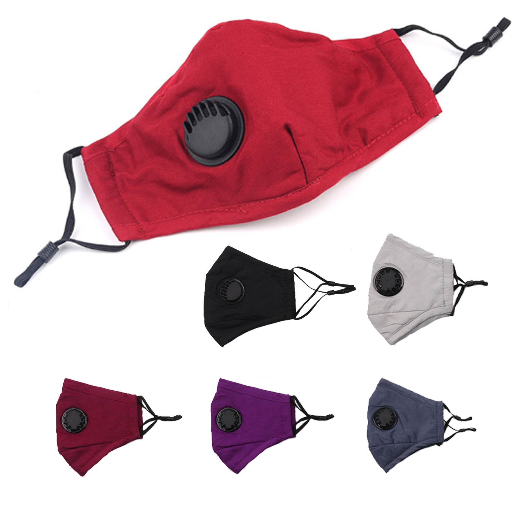 Cotton Mask With Breathing Valve 2