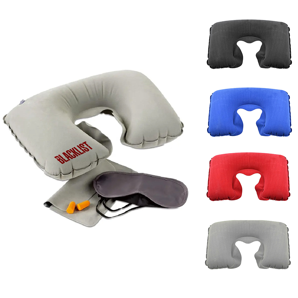 CloudNap Inflatable Neck Pillow & Sleep Kit 14