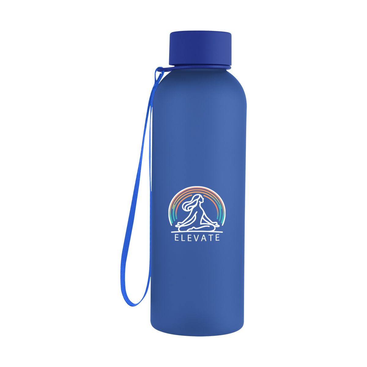 20 Oz. Morgan rPET Rubberized Bottle With Carry Strap 12