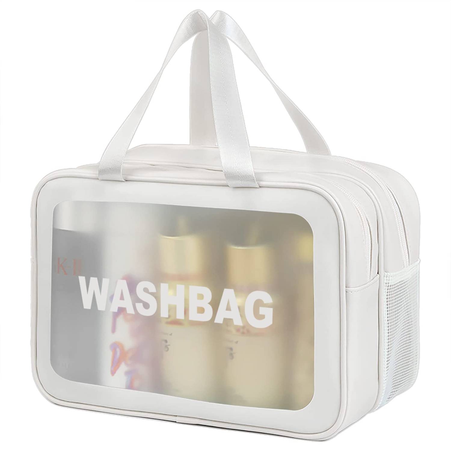 Large Double Compartments Travel Toiletry Bag 12