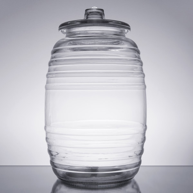 Libbey 9520003 10 Liter Barrel with Lid 6
