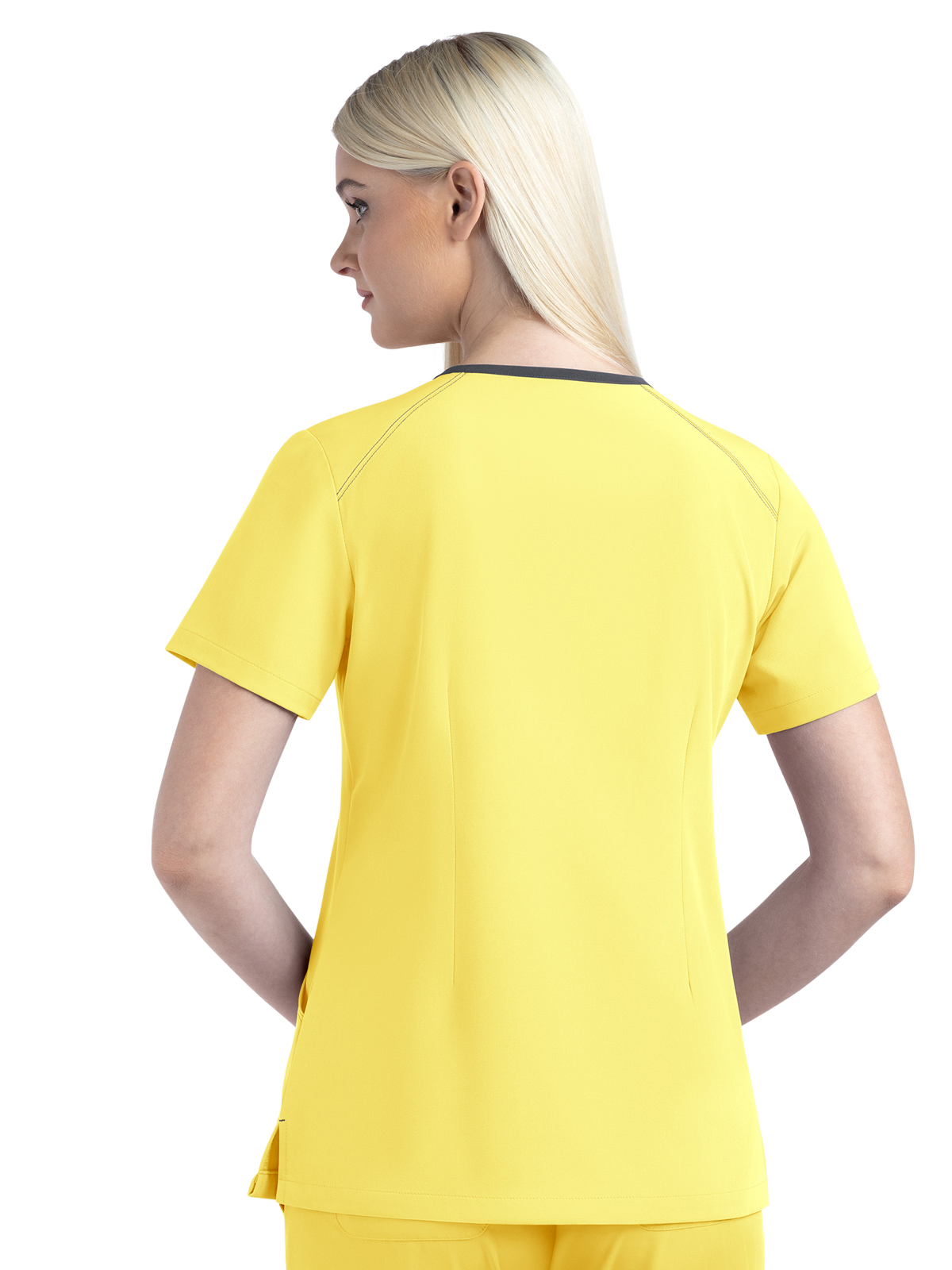 Maevn - Matrix Impulse - Women's Three-Pocket Contrast Stitching V-Neck Top 27