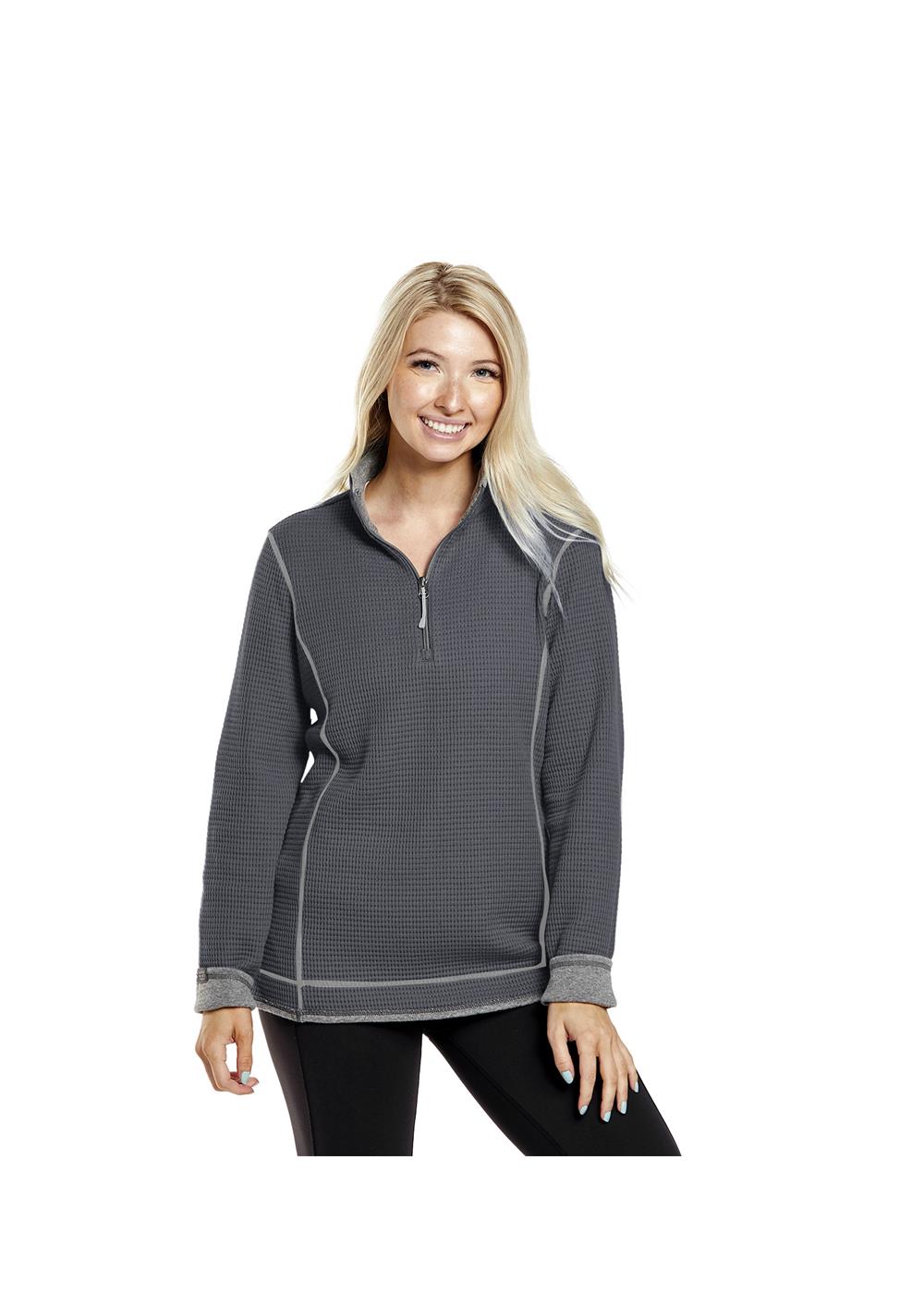 Storm Creek Women's Maverick Waffle Knit Quarter Zip 5
