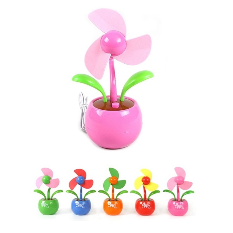 Flower Pot Desktop USB Fan 2