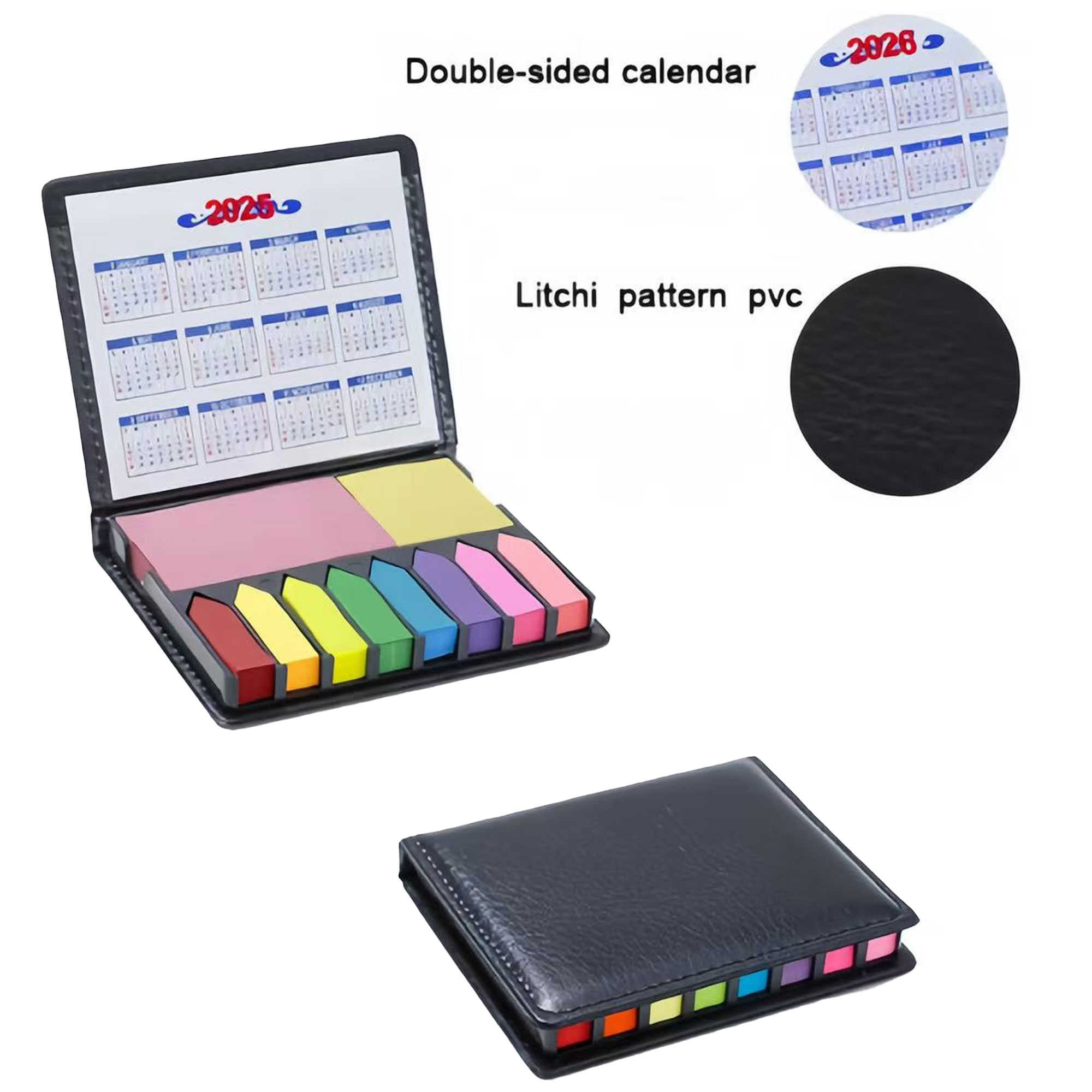 Sticky Notes Set with Padded Case 3