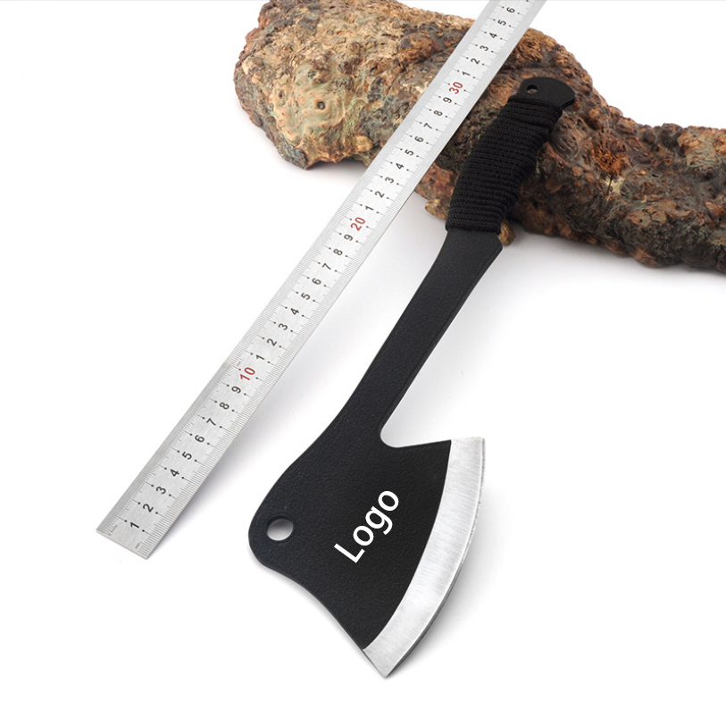 Multipurpose Camping Hatchet with Rope-Wrapped Handle 2