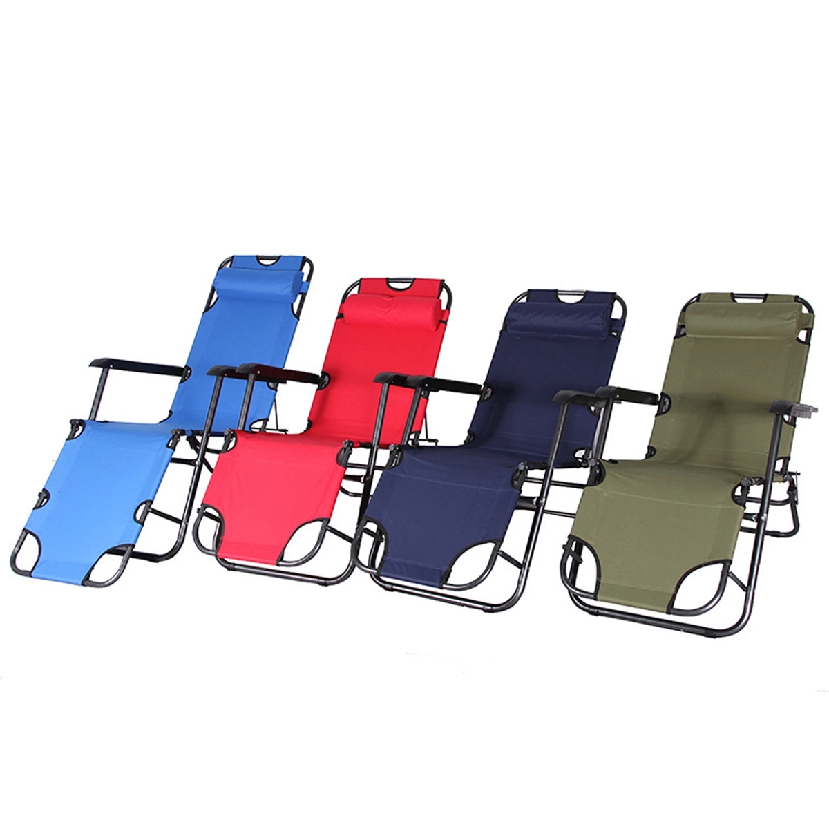 Folding Beach Chair Bed, Sun Loungers 3