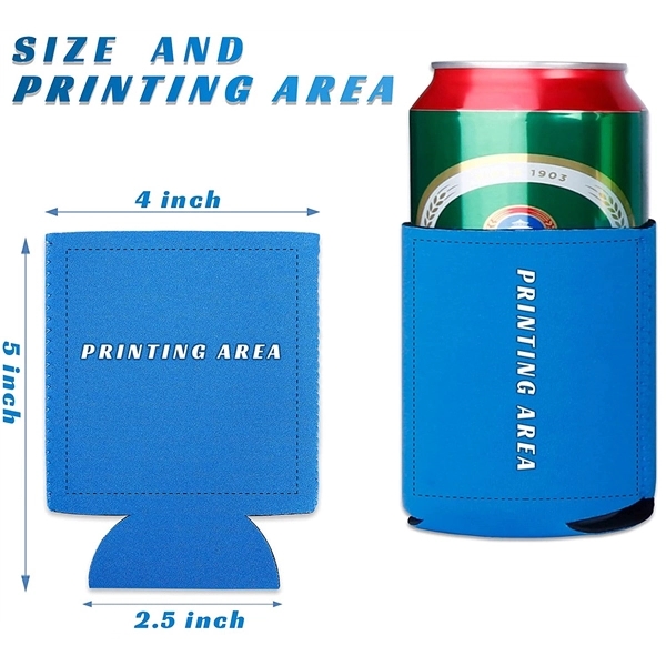 Beverage Insulator Cooler Pocket Can Cooling, custom koozie with logo imprint 2