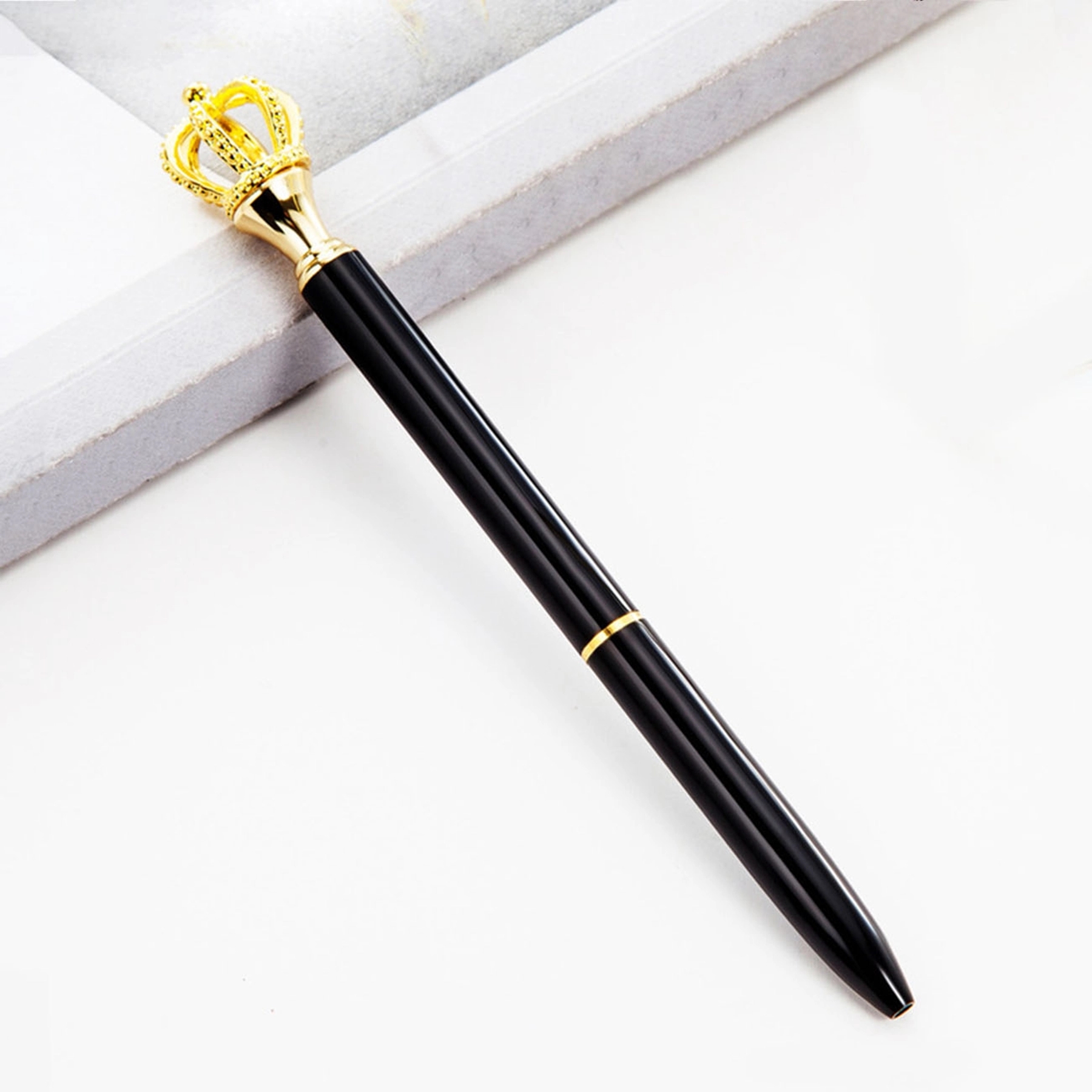 Shiny Metal Royal Crown Ballpoint Pen 7