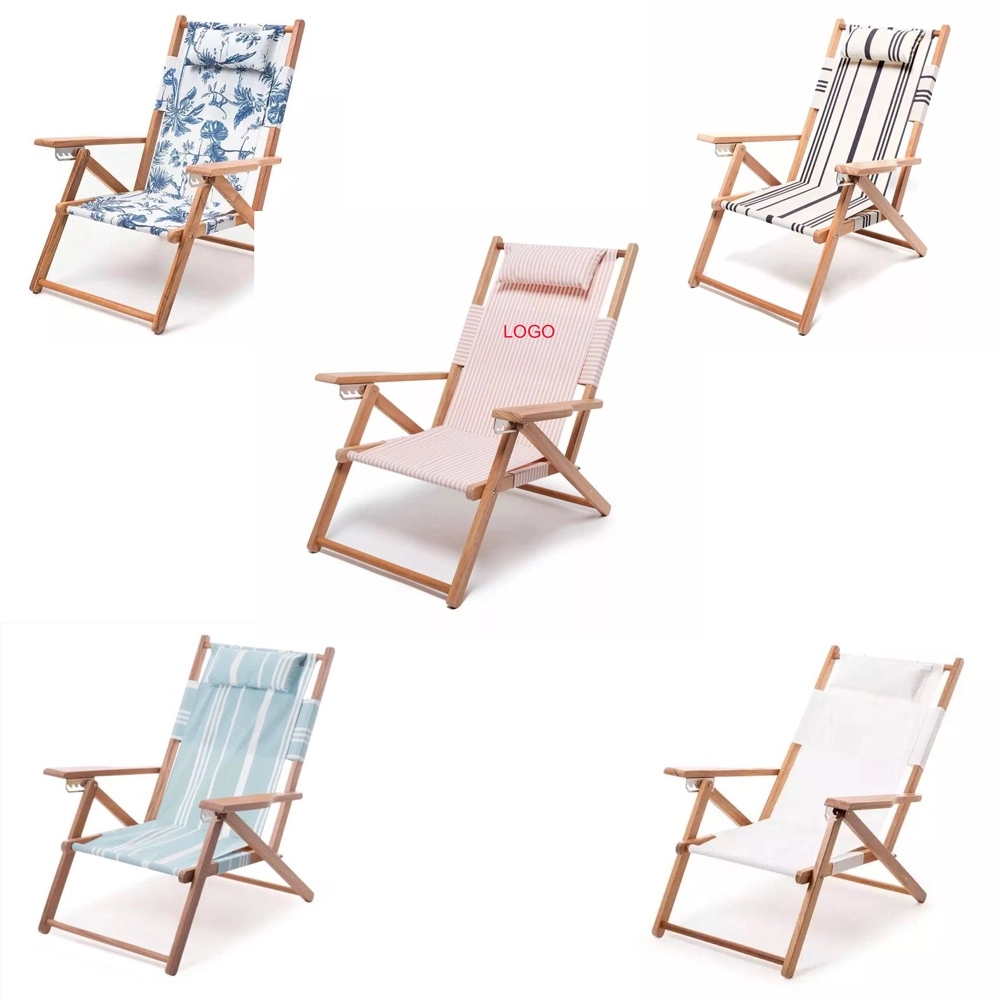 Custom Wooden High Load Beach Chairs 3