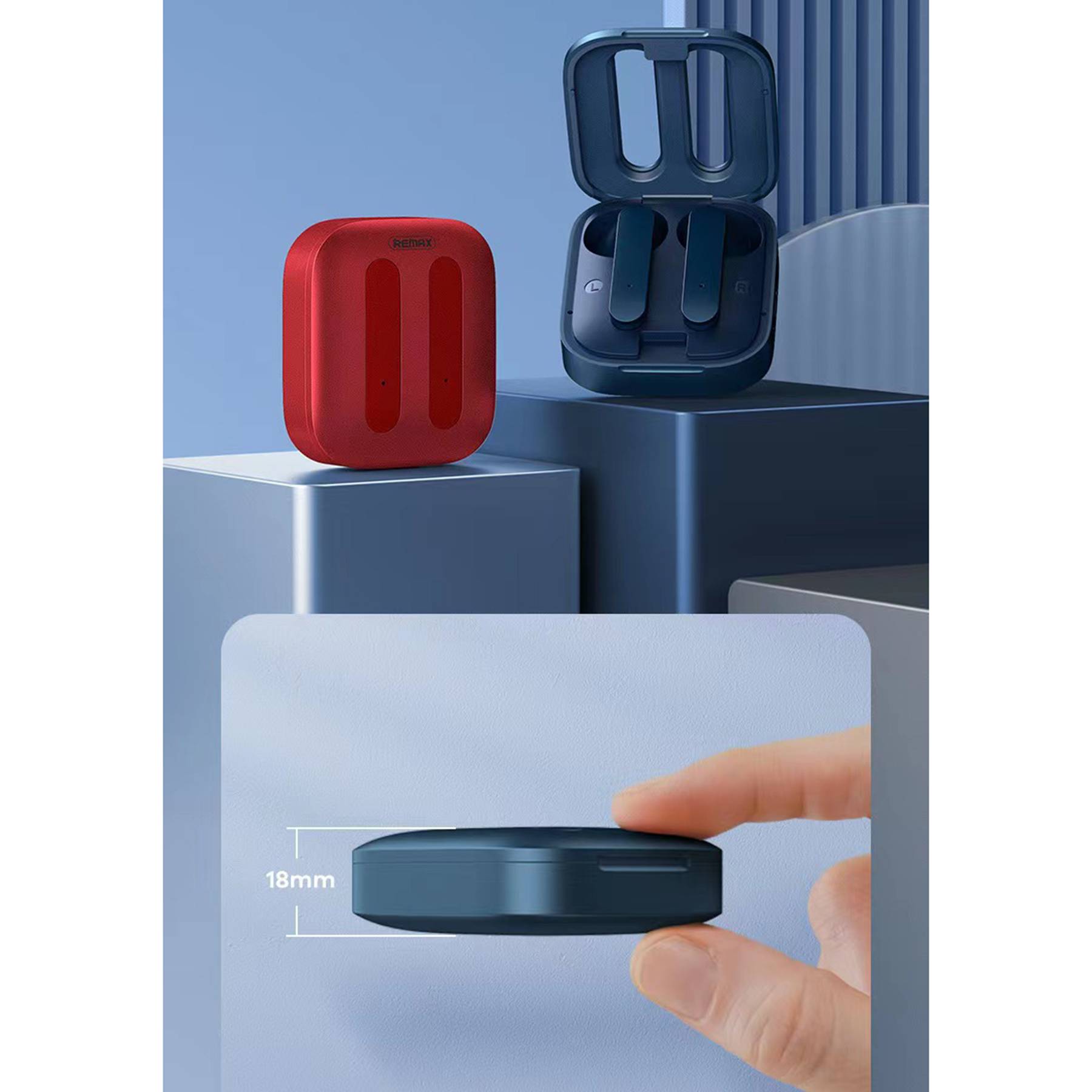 Semi-in Ear Stereo Wireless Earphones 6