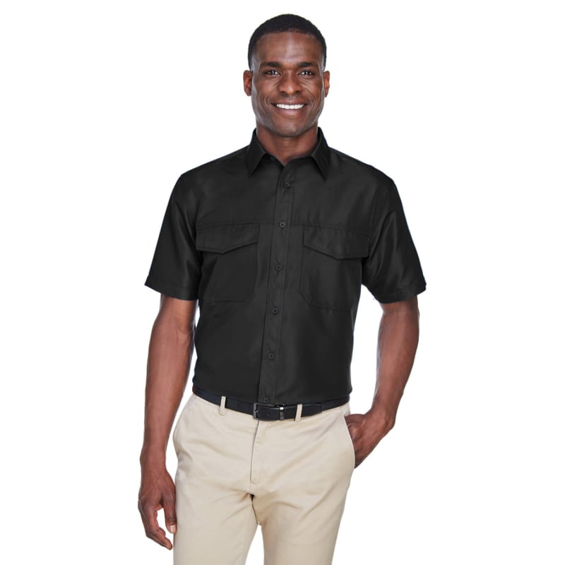 Harriton Men's Key West Short-Sleeve Performance Staff Shirt 7