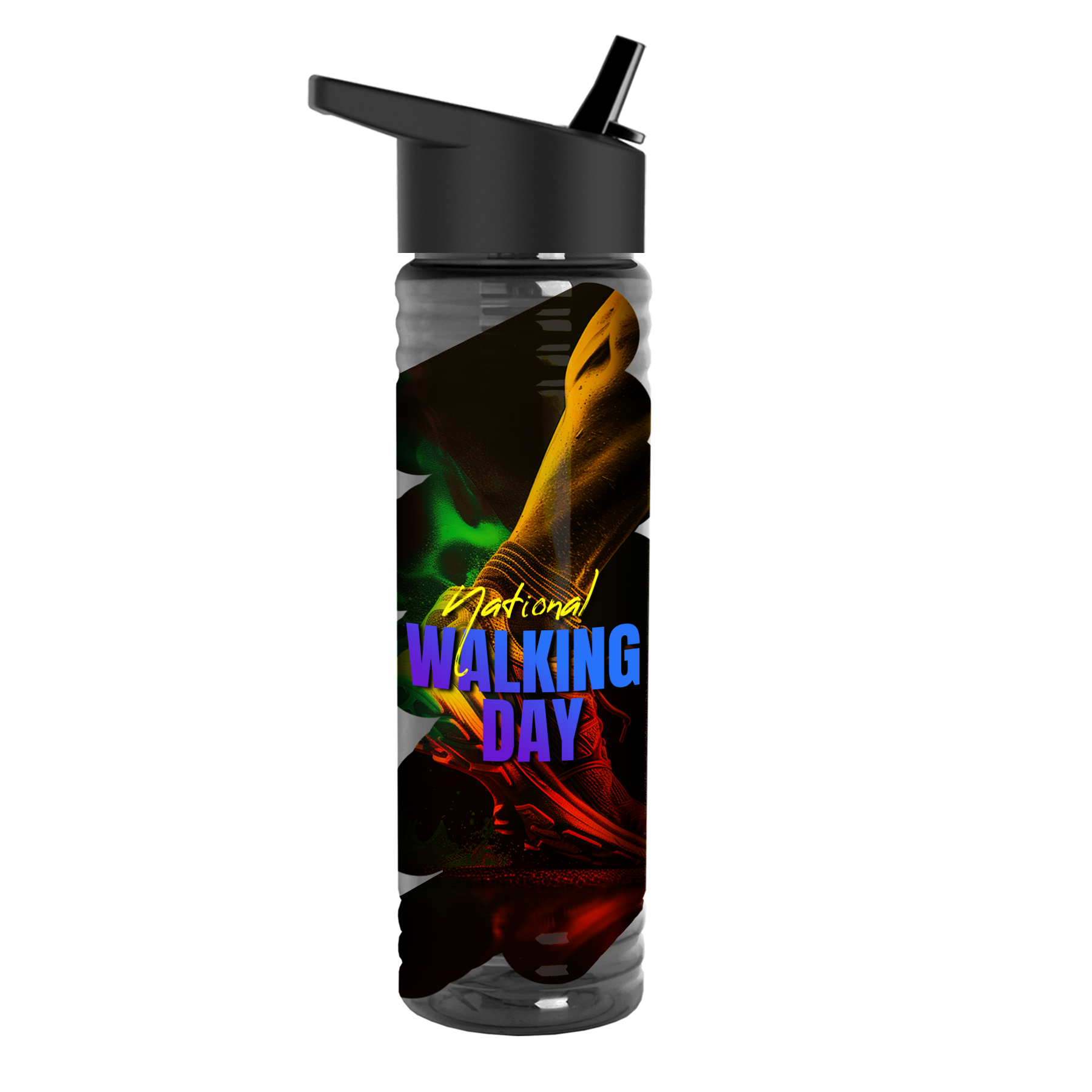 Garyline® Slim Fit Bottle with Flip-Straw Lid - 24 oz. 126