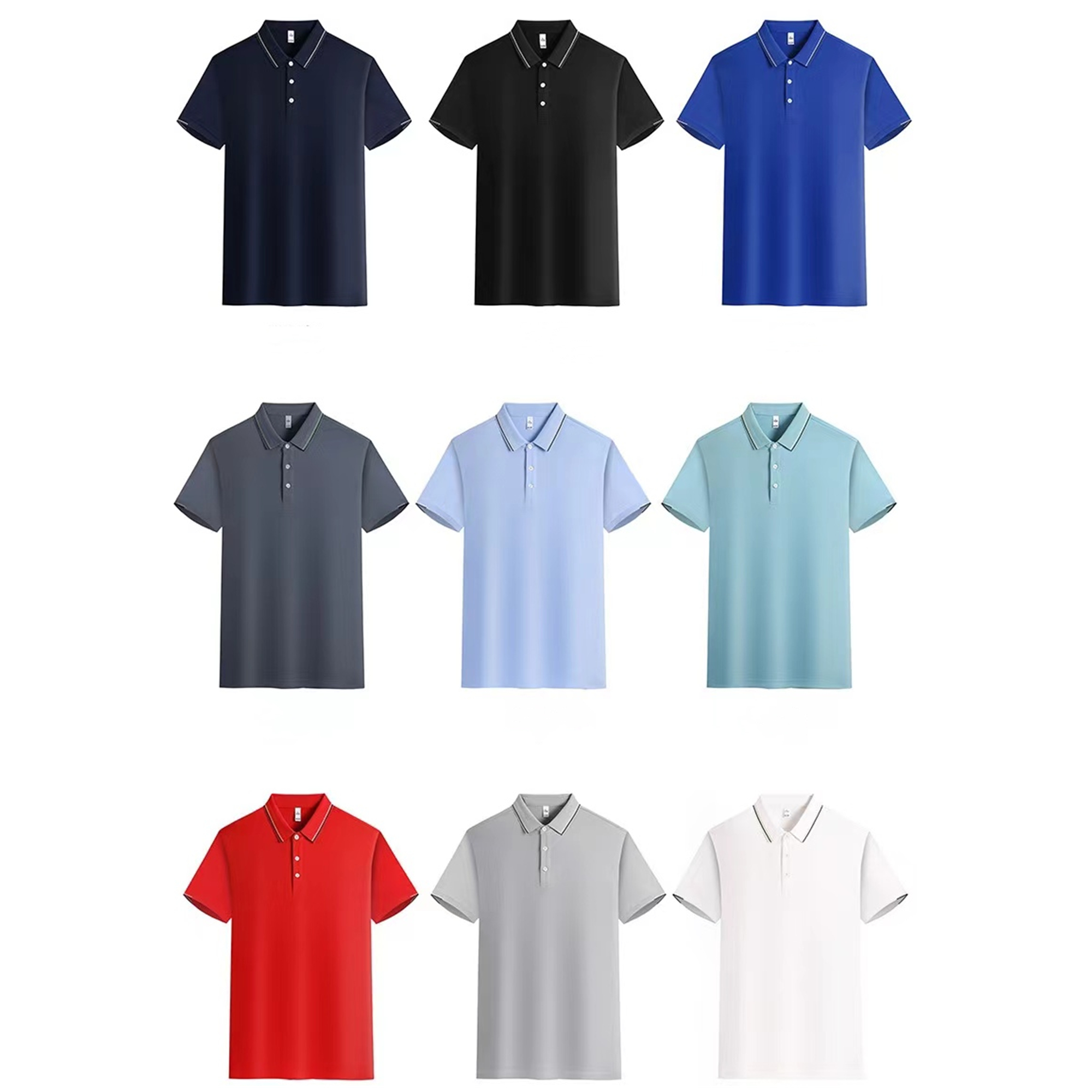Unisex Short Sleeve Polo Shirts 4