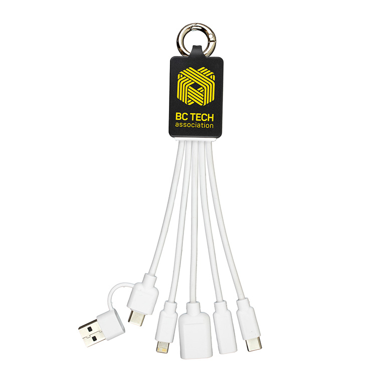 "FUSION" Charging Cable With 2 Port USB Hub 16