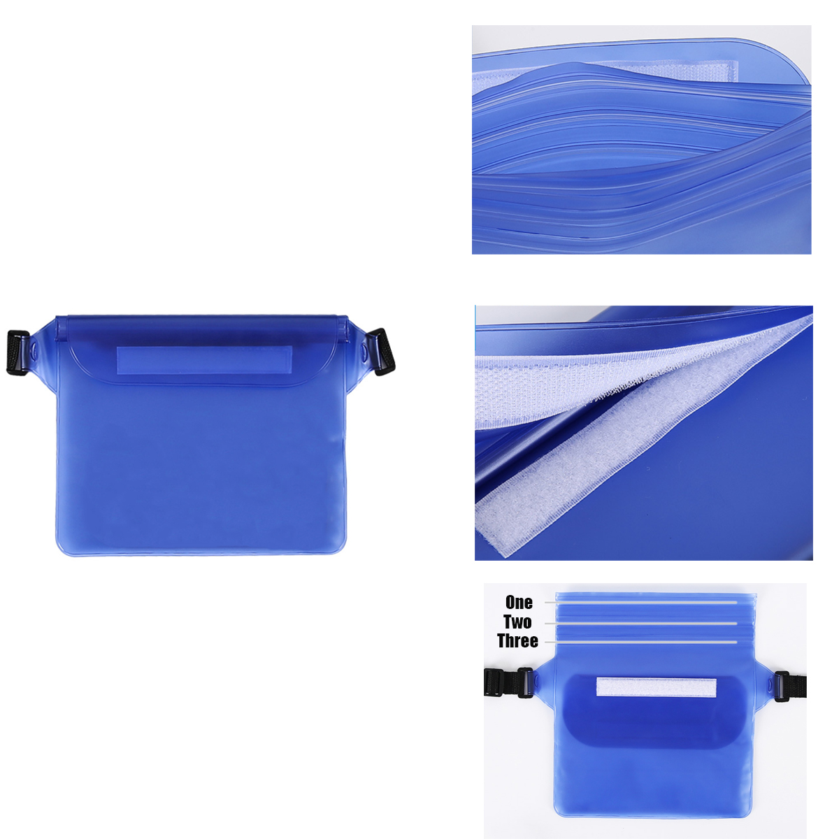 Waterproof Pouch with Adjustable Waist Strap 2