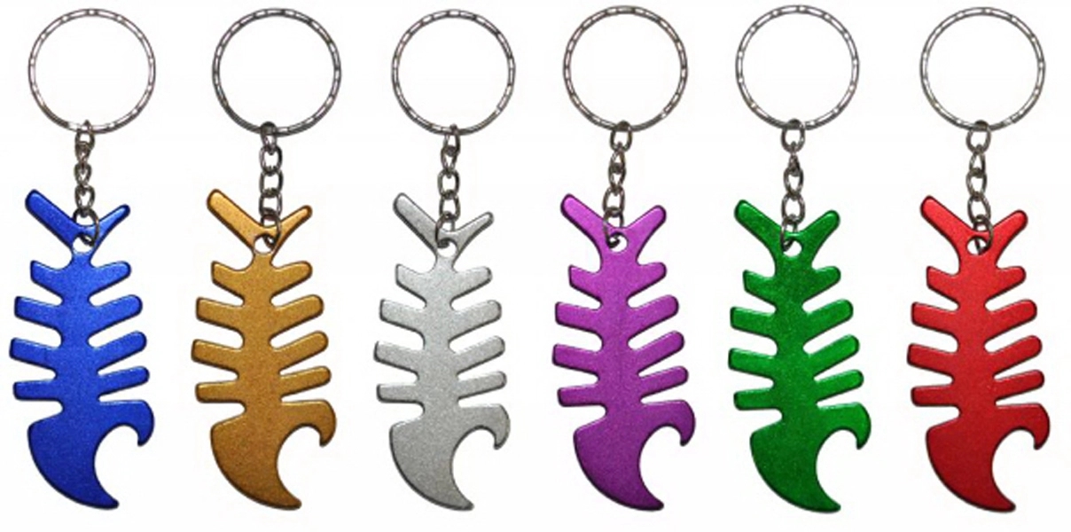 Fishbone Keyring Bottle Opener 1