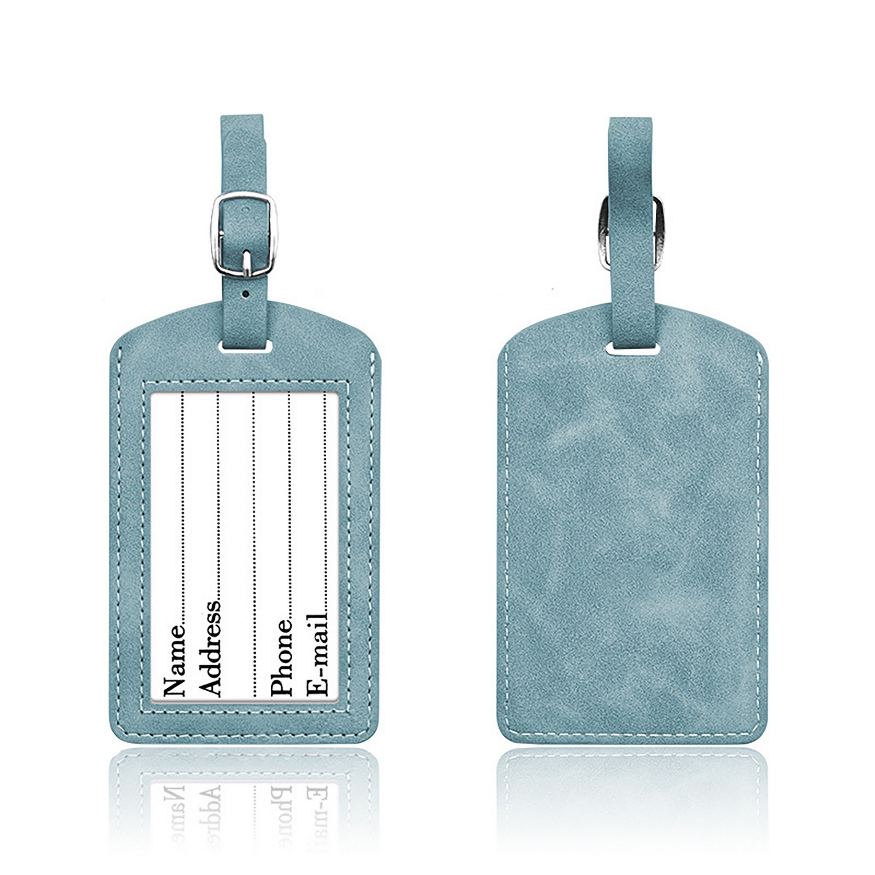 High-end Skin-friendly PU Luggage Tag 7