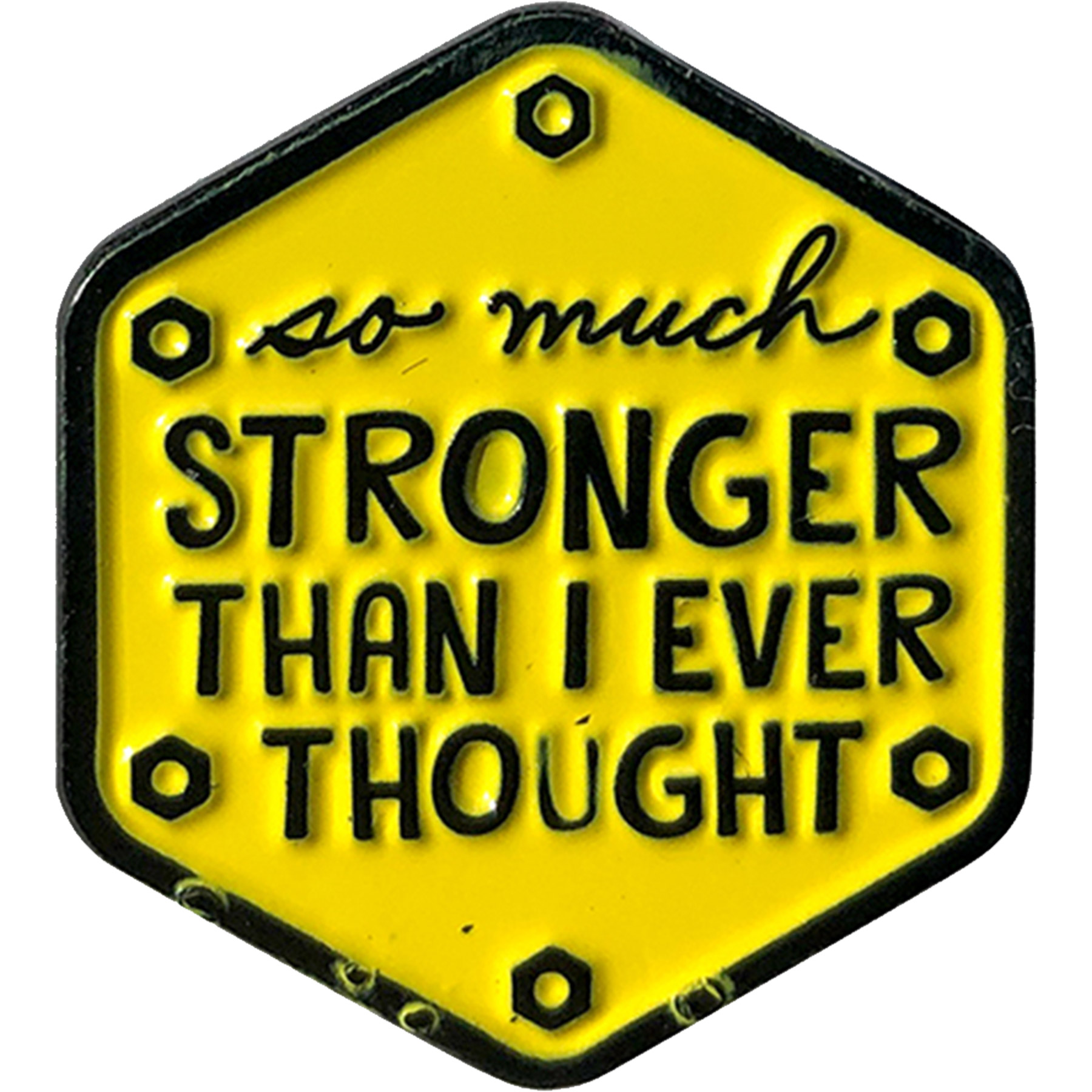 Diestruck Soft Enamel Lapel Pins: 1 1/4" W x 1 1/4" H