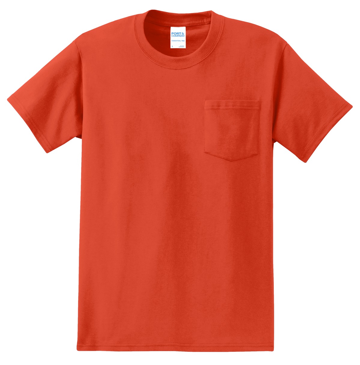 Port & Co Tall Essential Pocket Tee. PC61PT 103