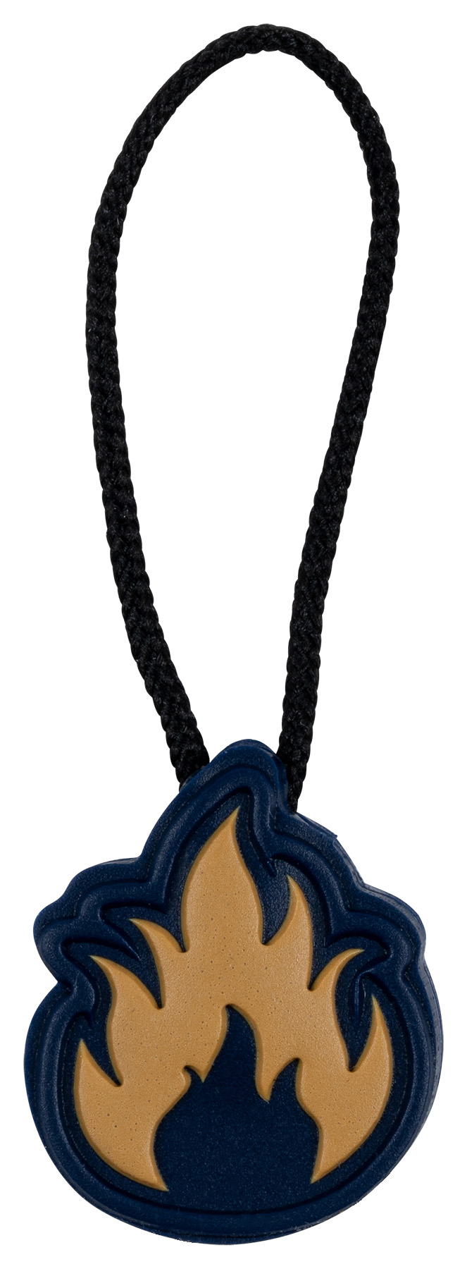 2D Custom Zipper Pull with cord 19