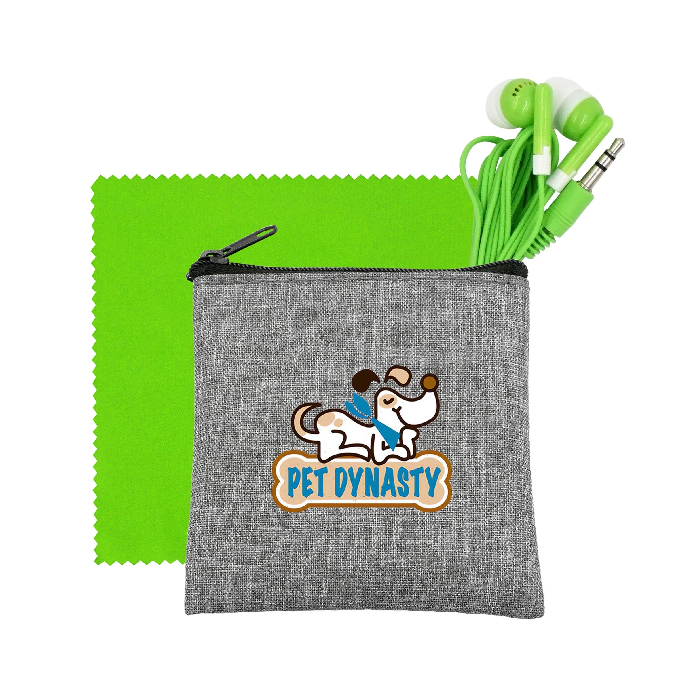 Recycled Ear Bud & Cloth Set 21