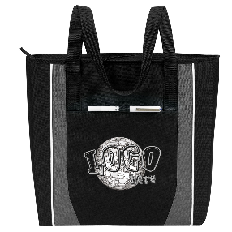 "Accent" Zip Tote Bag 3