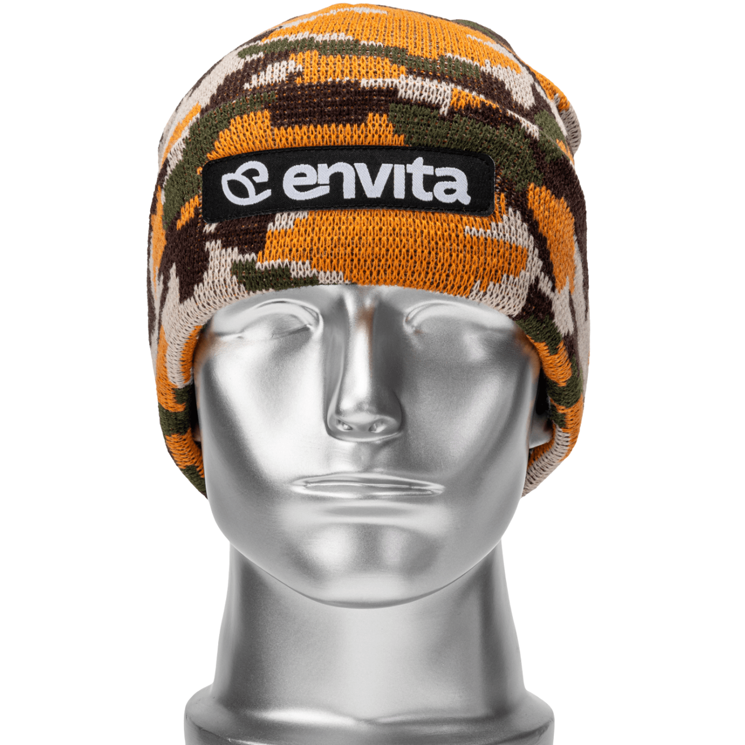 Unisex Camouflage Knitted Cuffed Beanie 2