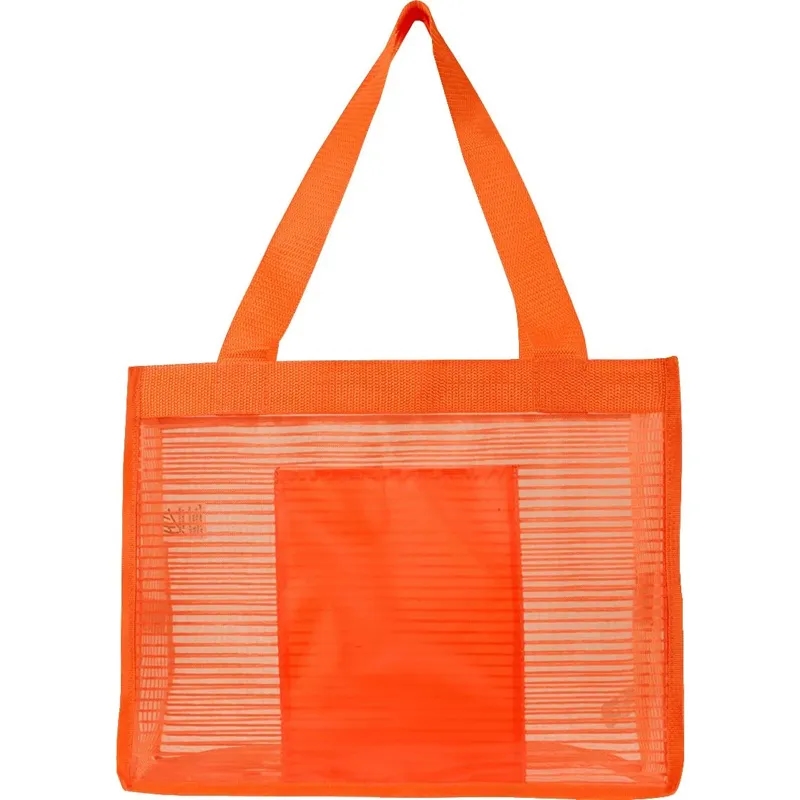 Sheer Striped Tote Bag 7
