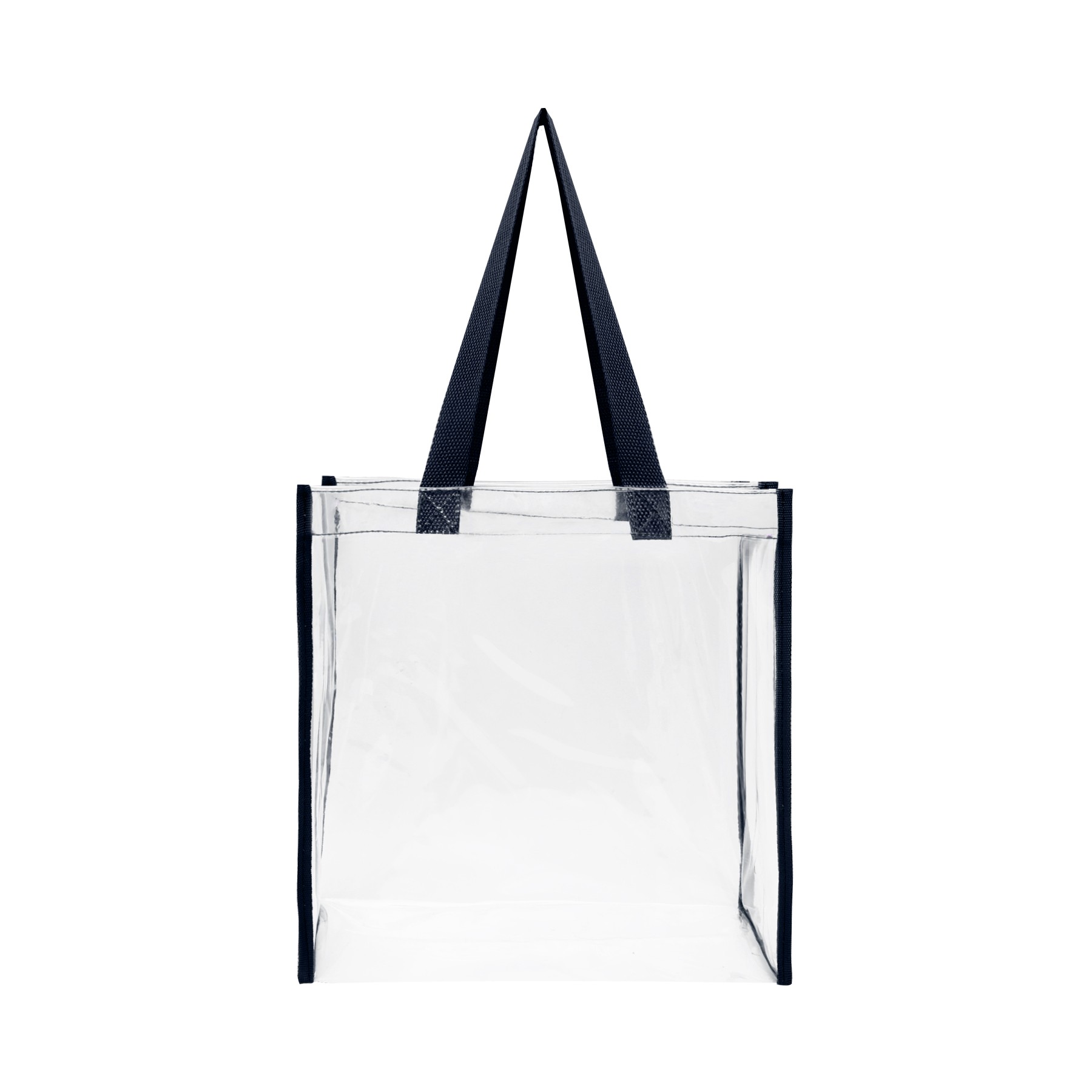 Stadium Approved Clear Transparent Pvc Tote Bag (12"X12"X6") 6