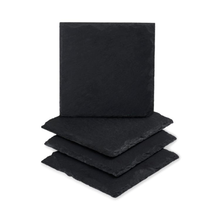 Twine Living® Square Slate Coaster, set of 4 8