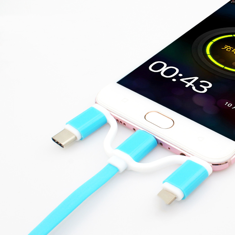 3 In 1 Retractable Multi 2.4A Fast Charging Cable 5