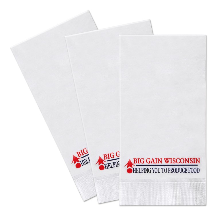 3-Ply, White, Facial-grade Dinner Napkin 1