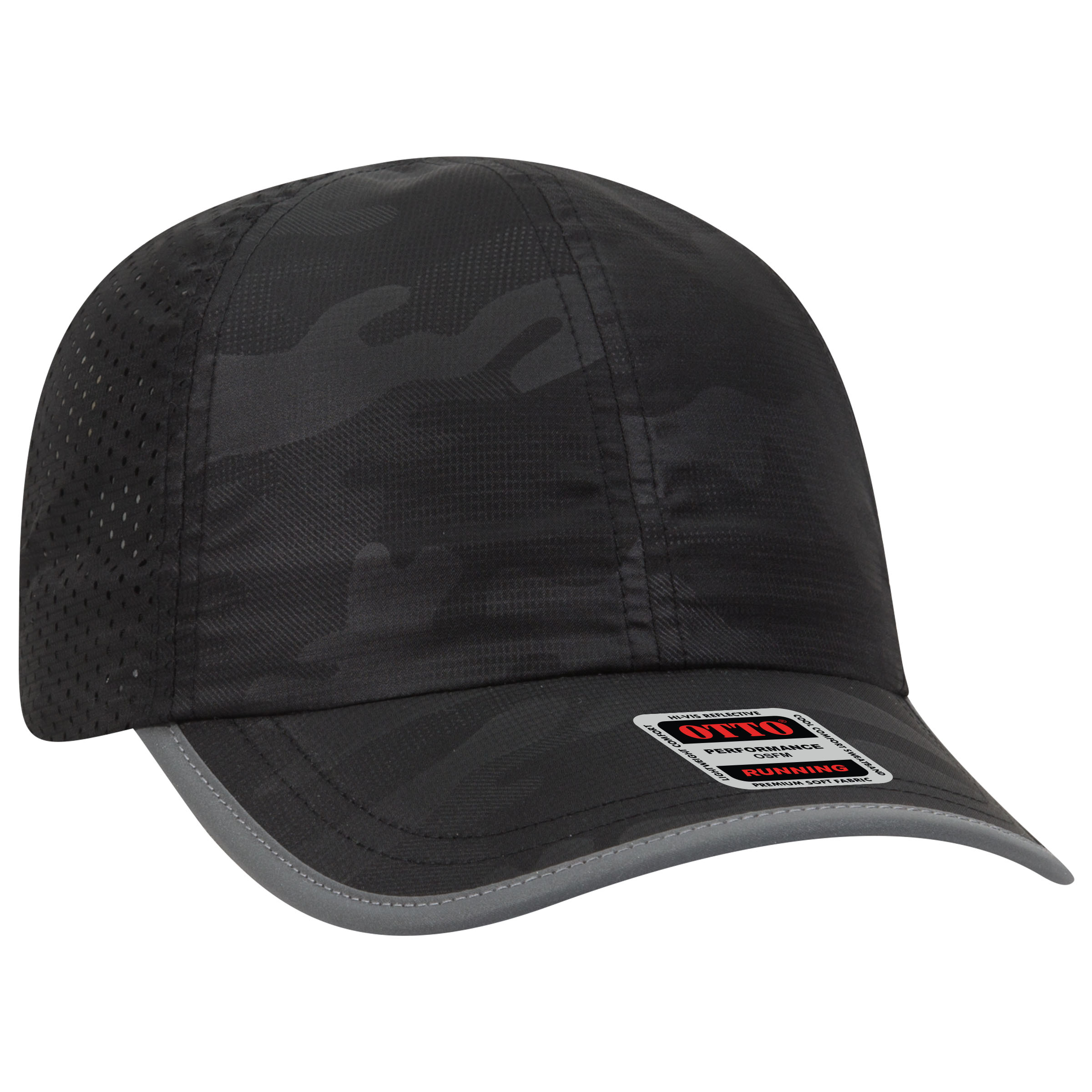 OTTO CAP Reflective 6 Panel Running Hat 45