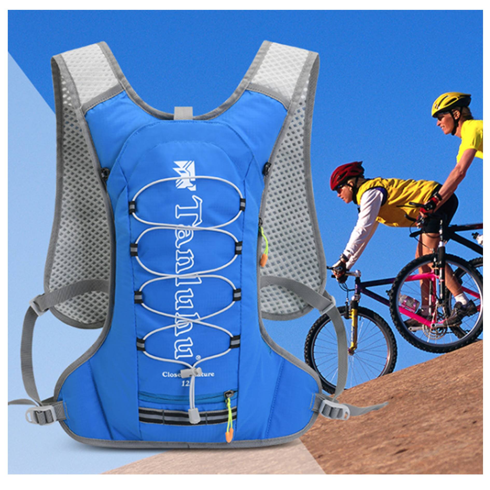 Waterproof Hydration Trekking Vest Backpack 2