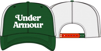 UA Essential Mid Boys' Trucker Hat 8