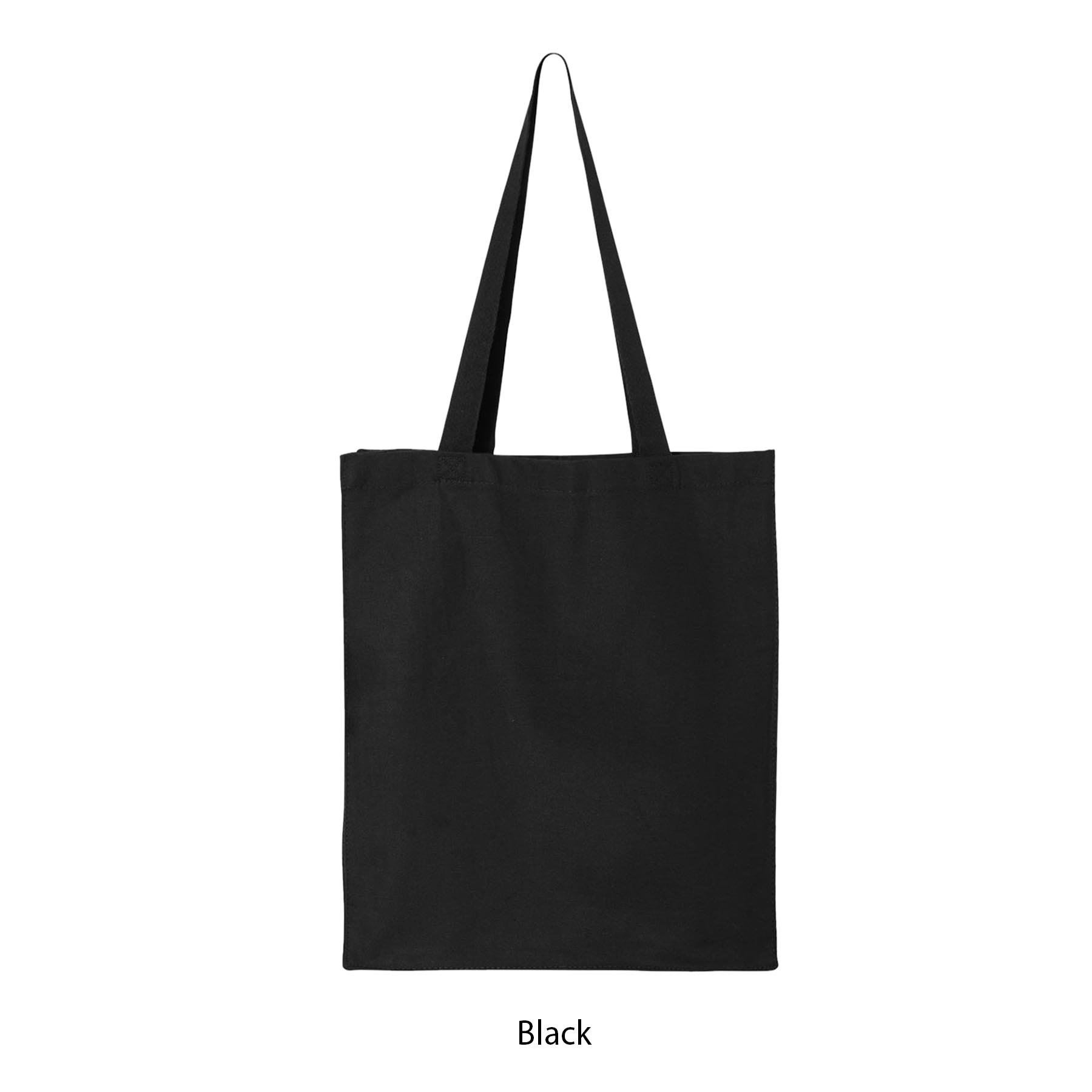 12 Oz. COTTON CANVAS BOOK TOTE BAG w/ GUSSET_R934EBT 3